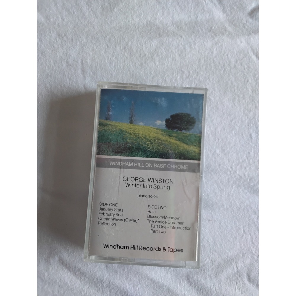 George Winston Winter Into Spring Cassette Tape Piano Solos Windham Hill Records